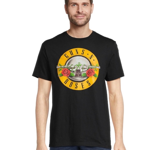 Guns N' Roses Icon Men's & Big Men's Graphic Tee with Short Sleeves - Picture 2 of 6